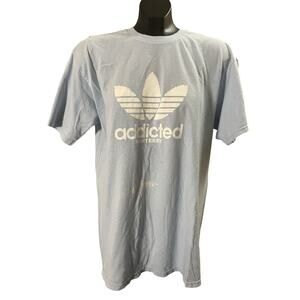 Addicted Monterey Graphic Tee in Light Blue